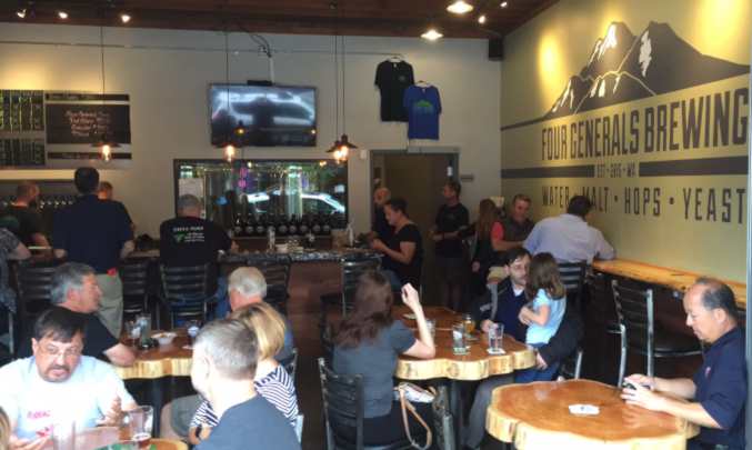 This Will Be the Best Year Ever for Brewery Taprooms. Yes, Really A crowd enjoying beers at a brewery taproom
