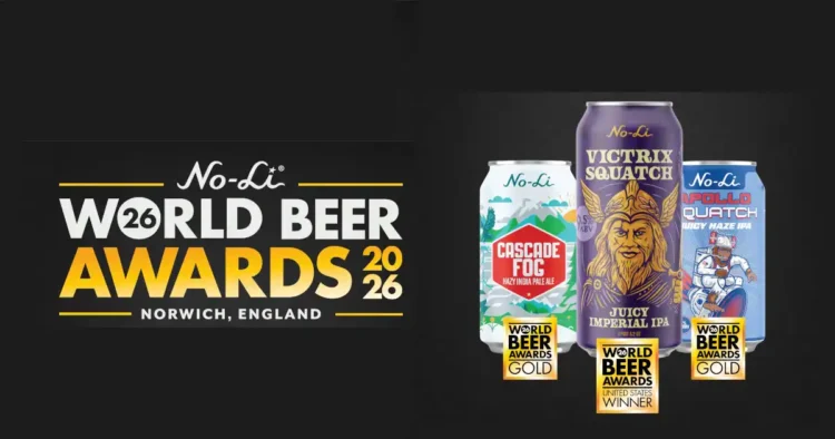 Three cans of beer, winners at the World Beer Awards
