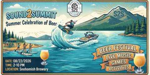A poster for a summer beer festival at a brewery