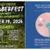 posters for two events at a brewery