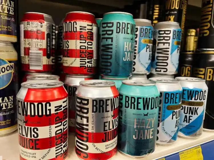 Distinctive craft beer cans with bold colours and creative branding displayed together, illustrating the packaging design that makes a beer memorable and worth reaching for again.