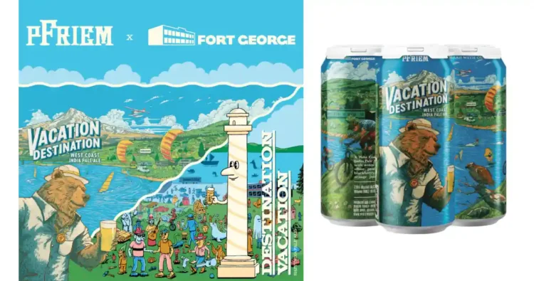 pFriem and Fort George Brew the Same Beer Two Totally Different Ways an poster for a new beer release