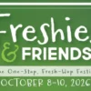 5 Rights Brewing Presents Freshies and Friends 2026 – Starts Thursday A small poster for a fresh hop festival, with white letters against a green background