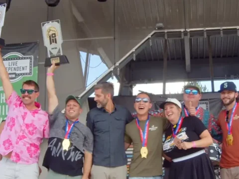 2026 GABF Winners Announced! Here are the Washington and Oregon Winners A group of people celebrate on stage after winning an award at GABF