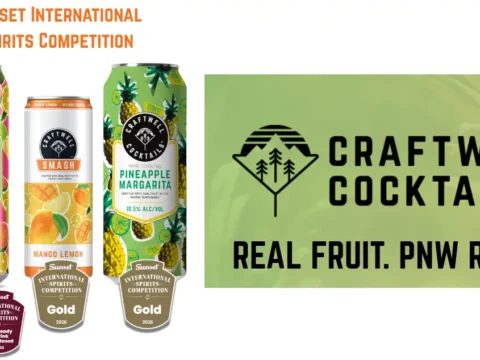 Craftwell Cocktails Wins Best of Class at International Spirits Competition Three cans of ready to drink cocktails