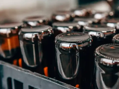 Beer Bottles Set Aside for Disposal and Proper Record-Keeping