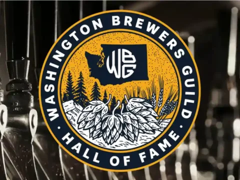 Washington Brewers Guild Announces 2026 Hall of Fame Inductees Logo for the washington beer hall of fame